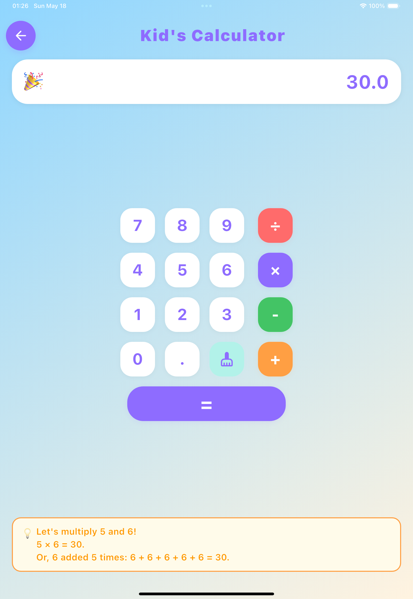 Kids Calculator